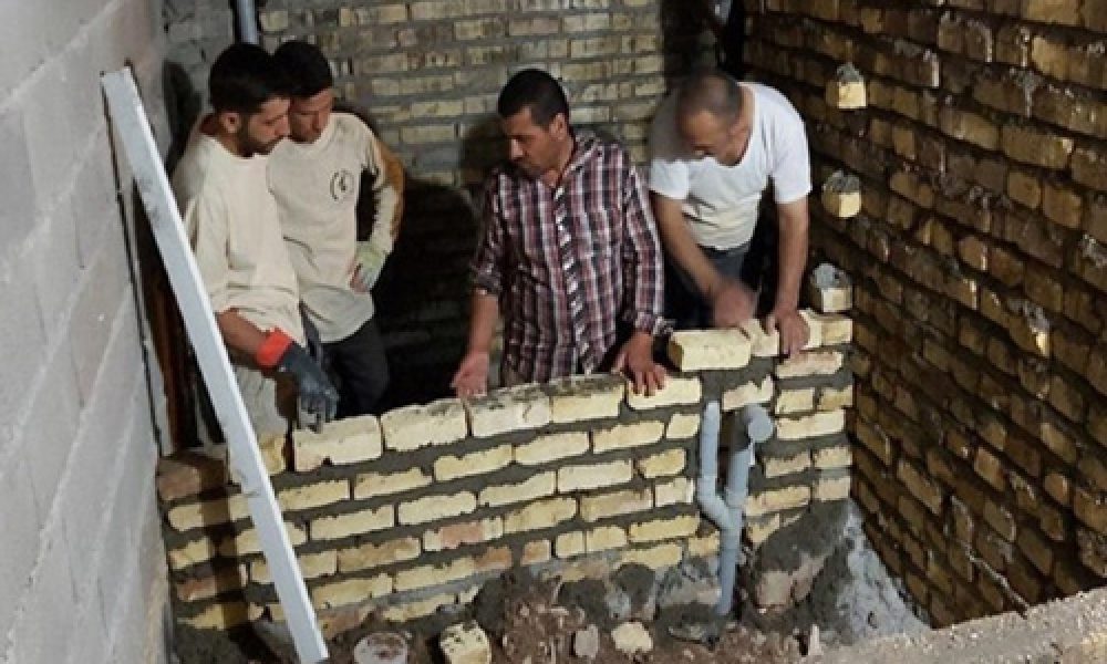 همت بسیجیان سمنانی در ساخت منزل برای خانواده کم‌برخوردار
