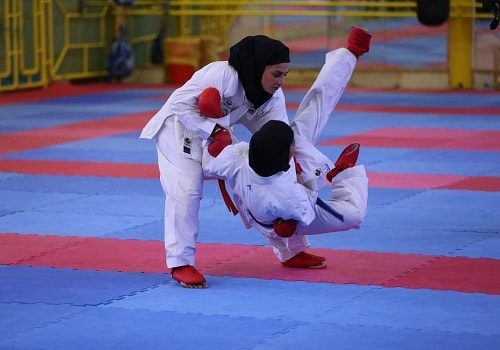 مسابقات  «تکواندو و کاراته»  دانشجویان دختر دانشگاه آزاد