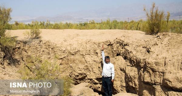 بحران فرونشست زمین در استان سمنان در حال گسترش است