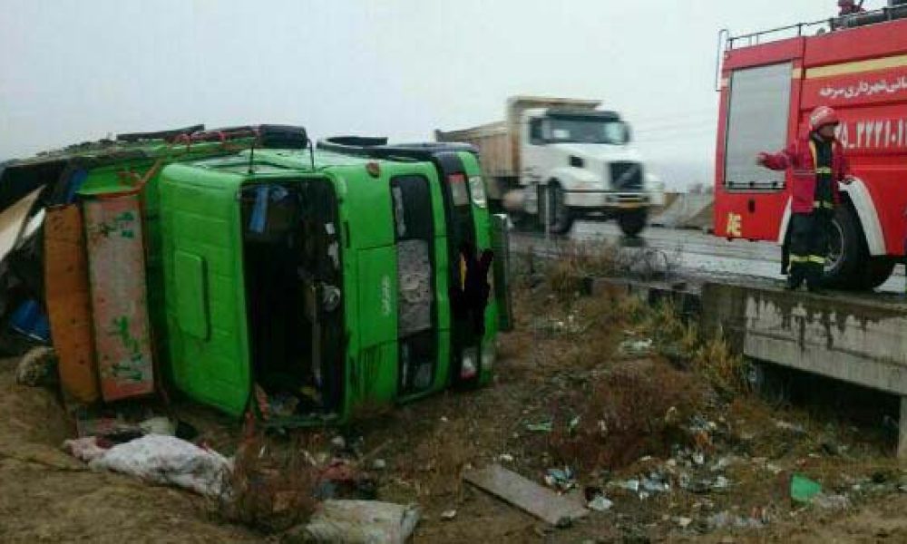 واژگونی خودرو دلیل بیشتر تصادفات رانندگی در استان سمنان