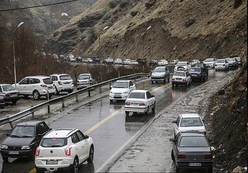 ترافیک پر حجم و نیمه سنگین در جاده های سمنان